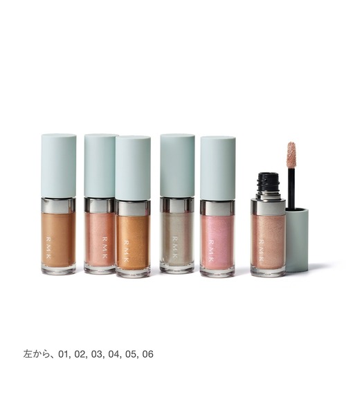 RMK(アールエムケー)の「RMK リッド インプレッション リクイド アイシャドウ(アイシャドウ・レディース・02 メモリー ブリーズ/04 クレセント マーク/05 ミックス オブ ヘヴン/06 ムーンリット マグノリア/01 テンダー トープ/03 トレジャー トレイル・FREE)」の20枚目の写真