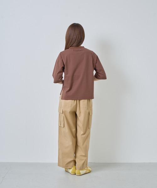 Kelen（ケレン）の「「KELEN / ケレン」ラップ風デザインカーゴパンツ（カーゴパンツ・レディース・ブラック/アイボリー/ベージュ・S/M）」の10枚目の写真