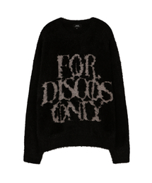 MOO（エムオーオー）の「ディスコブラシドニット - ブラック（ニット/セーター）」