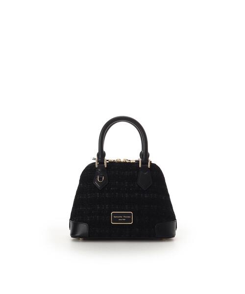 Samantha Thavasa（サマンサタバサ）の「ファンシーツイード ハンドバッグ（ハンドバッグ・レディース・ライトグレー/ブラック/オフホワイト・FREE）」の3枚目の写真