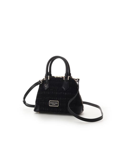 Samantha Thavasa（サマンサタバサ）の「ファンシーツイード ハンドバッグ（ハンドバッグ・レディース・ライトグレー/ブラック/オフホワイト・FREE）」の9枚目の写真