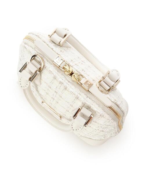 Samantha Thavasa（サマンサタバサ）の「ファンシーツイード ハンドバッグ（ハンドバッグ・レディース・ライトグレー/ブラック/オフホワイト・FREE）」の18枚目の写真