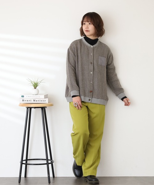 Emago(イマゴ)の「EMAGO 多ボタンカーデ(カーディガン/ボレロ・レディース・グレー/ブラウン・FREE)」の20枚目の写真
