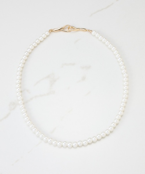 COLLAGE GALLARDAGALANTE（コラージュガリャルダガランテ）の「パール2WAYネックレス（ネックレス・レディース・ゴールド・FREE）」の2枚目の写真