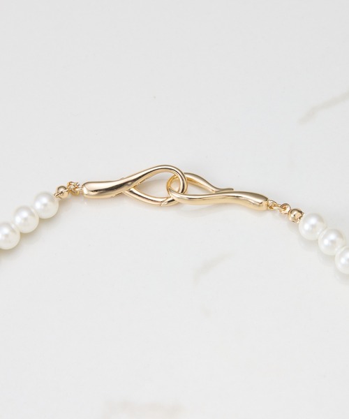 COLLAGE GALLARDAGALANTE（コラージュガリャルダガランテ）の「パール2WAYネックレス（ネックレス・レディース・ゴールド・FREE）」の3枚目の写真