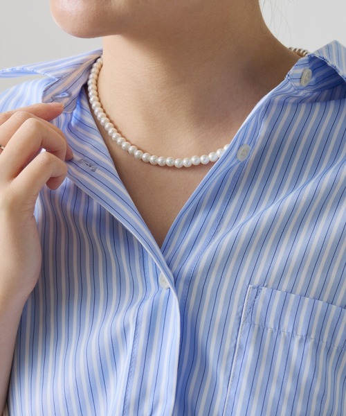 PAPILLONNER（パピヨネ）の「パール2WAYネックレス（ネックレス・レディース・ゴールド・FREE）」の5枚目の写真