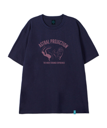 [アストラルハンズ]コットンルーズフィット半袖Tシャツ_スペースネイビー