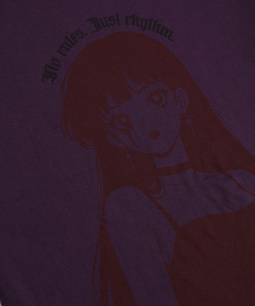 SAINTPAIN（セイントペイン）の「[セイントペイン x チェイプンク] クライングガール ロングスリーブ パープル（Tシャツ/カットソー・レディース・その他・MEDIUM/LARGE）」の3枚目の写真