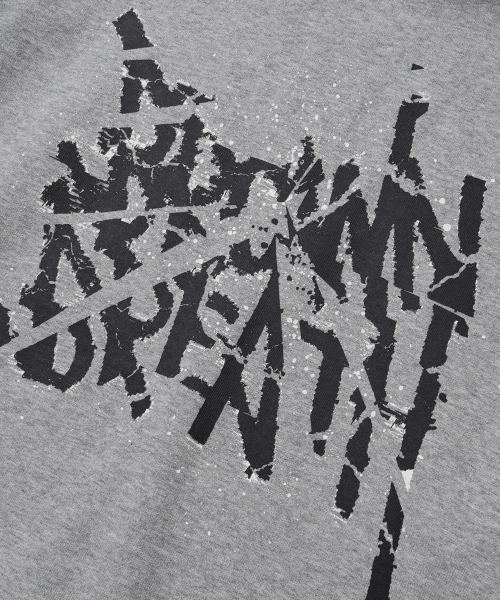BROWNBREATH(ブラウンブレス)の「BROKEN TAG DIRTY HOOD ZIP UP - MELANGE GREY(パーカー・レディース・その他・SMALL/MEDIUM/LARGE/X-LARGE)」の5枚目の写真