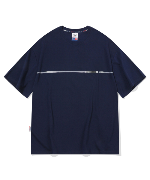 SPORT CHAMBER(スポーツチャンバー)の「SCラインシンボルTシャツ(ネイビー)(Tシャツ/カットソー・レディース・その他・1/2/3)」の1枚目の写真