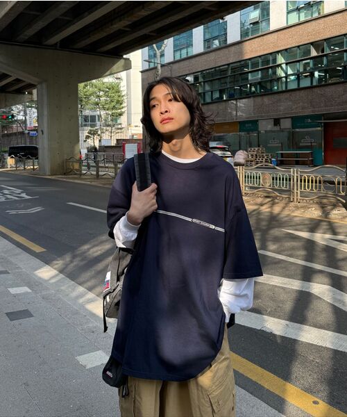 SPORT CHAMBER(スポーツチャンバー)の「SCラインシンボルTシャツ(ネイビー)(Tシャツ/カットソー・レディース・その他・1/2/3)」の4枚目の写真