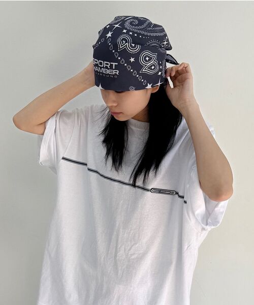 SPORT CHAMBER(スポーツチャンバー)の「SCラインシンボルTシャツ(ネイビー)(Tシャツ/カットソー・レディース・その他・1/2/3)」の3枚目の写真