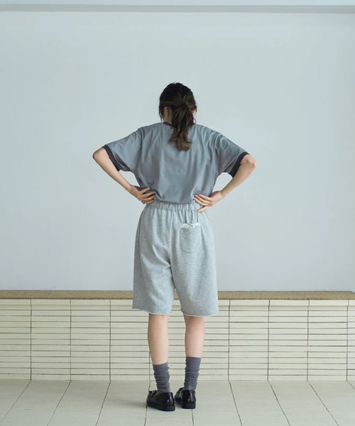 merrylatte(メリーラテ)の「sweat lace half pants(スウェットパンツ・レディース・グレー・FREE)」の15枚目の写真