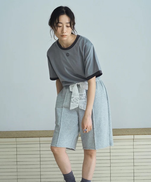 merrylatte(メリーラテ)の「sweat lace half pants(スウェットパンツ・レディース・グレー・FREE)」の16枚目の写真
