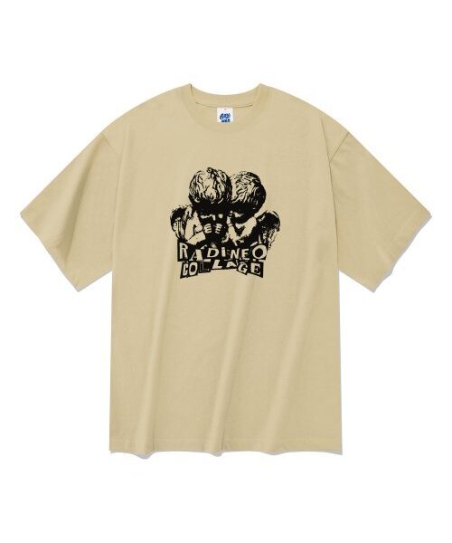 RADINEO(ラディネオ)の「20番手ツインエンジェル半袖Tシャツベージュ(Tシャツ/カットソー・メンズ・その他・LARGE/MEDIUM/X-LARGE)」の1枚目の写真