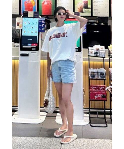 THE MILE（ザマイル）の「MILEGARMENT EST CREW [WHITE/RED]（Tシャツ/カットソー・メンズ・その他・LARGE/MEDIUM/SMALL/X-LARGE/X-SMALL）」の5枚目の写真