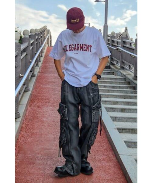 THE MILE（ザマイル）の「MILEGARMENT EST CREW [WHITE/RED]（Tシャツ/カットソー・メンズ・その他・LARGE/MEDIUM/SMALL/X-LARGE/X-SMALL）」の6枚目の写真