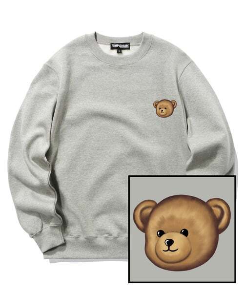 TRIPSHION(トリップション)の「スモールベアロゴ クルーネック - グレー(スウェット・メンズ・その他・LARGE/MEDIUM/X-LARGE)」の1枚目の写真