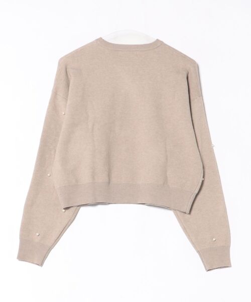 PEACH JOHN（ピーチジョン）の「パールロゴニット（ニット/セーター・レディース・ベージュ/グレー/ピンク・ONE SIZE）」の5枚目の写真