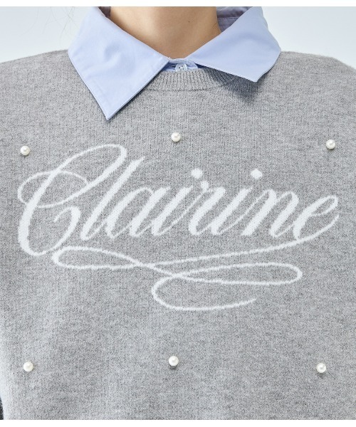 PEACH JOHN（ピーチジョン）の「パールロゴニット（ニット/セーター・レディース・ベージュ/グレー/ピンク・ONE SIZE）」の18枚目の写真