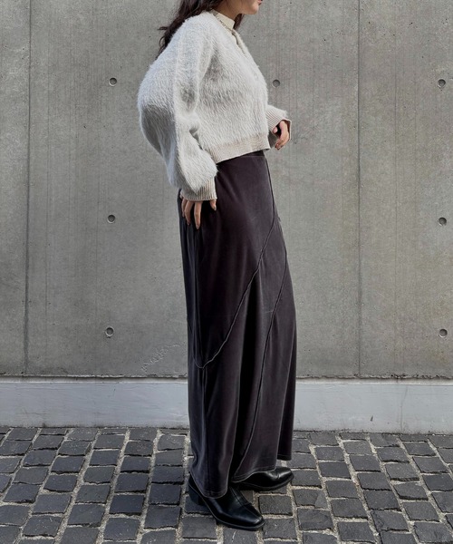 セール】【&g'aime 】ショートシャギーカーディガン Short Shaggy