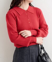 Kastane | 【一部店舗限定/4色展開】B ベーシックリブニットポロ(ニット/セーター)