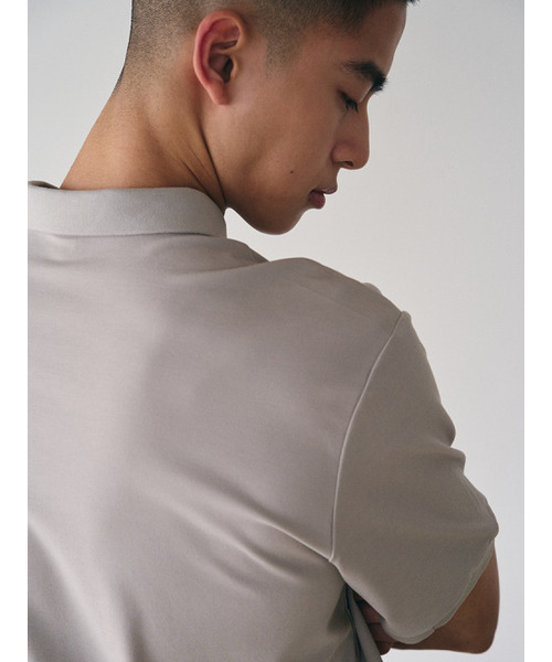 HUMTTO（ハムト）の「男性カラー半袖TシャツPK（ポロシャツ・メンズ・スカイブルー/ネイビー/ライトカーキ・M-L/S-M/L-XL）」の4枚目の写真