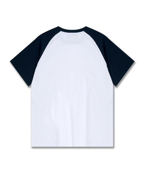 DOLPHIN WAVE APPAREL(ドルフィンウェーブアパレル)の「ドルフィンシリコンプリントラグラン半袖Tシャツネイビー(Tシャツ/カットソー・メンズ・その他・MEDIUM/LARGE/X-LARGE)」の2枚目の写真