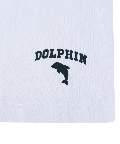DOLPHIN WAVE APPAREL(ドルフィンウェーブアパレル)の「ドルフィンシリコンプリントラグラン半袖Tシャツネイビー(Tシャツ/カットソー・メンズ・その他・MEDIUM/LARGE/X-LARGE)」の4枚目の写真