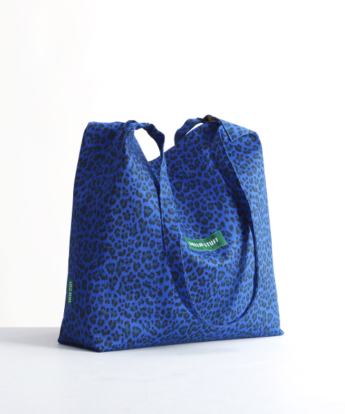 GREEN STUFF(グリーンスタッフ)の「boxy bag 53 - leopard blue(エコバッグ/サブバッグ・レディース・その他・FREE)」の9枚目の写真