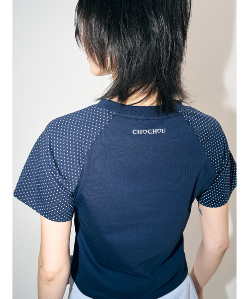 CHOCHOU（チョシュ）の「ハートアンカーラグランT [ネイビー]（Tシャツ/カットソー・レディース・その他・SMALL/MEDIUM）」の3枚目の写真