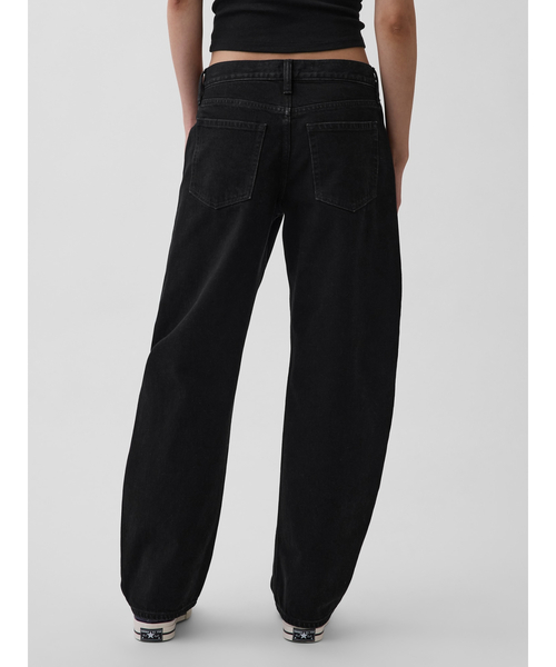 GAP(ギャップ)の「ローライズ バレルデニム ブラック(デニムパンツ・レディース・ブラック・23/24/25/26/27/28/29/30)」の9枚目の写真