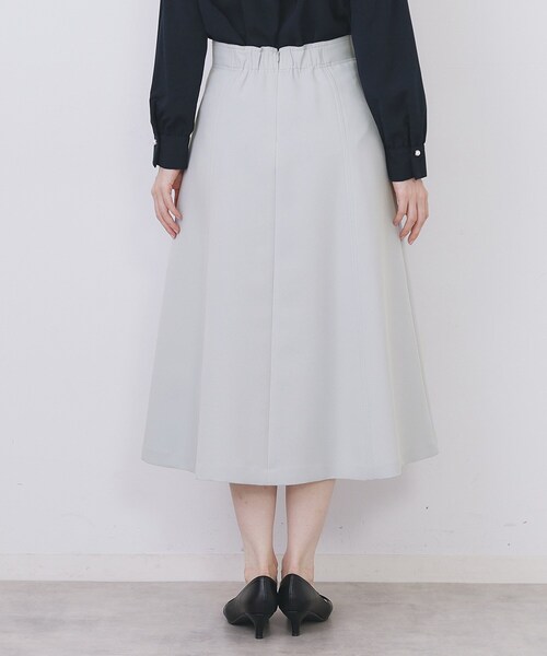 index（インデックス）の「フレアスカート【洗濯機OK/防シワ/イージーアイロン】（スカート・レディース・ナチュラル/サックスブルー/ブラック・42/40/38/36）」の19枚目の写真