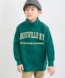 QUNTSTYLE（キュントスタイル）の「裏起毛　ビッグシルエットタートルプリントトレーナー（スウェット）」