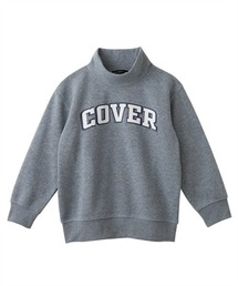 QUNTSTYLE（キュントスタイル）の「裏起毛　ビッグシルエットタートルプリントトレーナー（スウェット）」