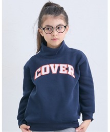 QUNTSTYLE（キュントスタイル）の「裏起毛　ビッグシルエットタートルプリントトレーナー（スウェット）」