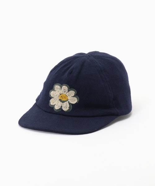 JOINT WORKS(ジョイントワークス)の「HI-YOKE+MacMahon Knit BB CAP-FLOWER(キャップ・メンズ・ブラック/ネイビー・FREE)」の2枚目の写真
