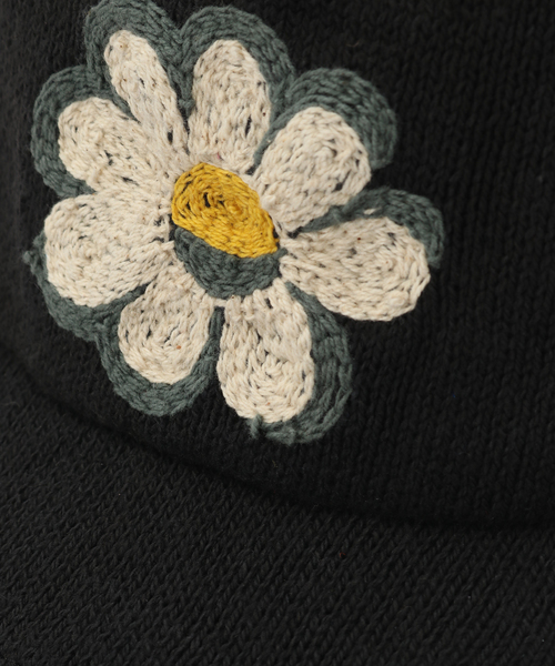 JOINT WORKS(ジョイントワークス)の「HI-YOKE+MacMahon Knit BB CAP-FLOWER(キャップ・メンズ・ブラック/ネイビー・FREE)」の5枚目の写真