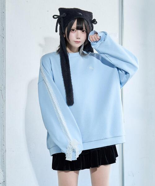 Whinny(ホワイニー)の「Whinny/フォーエバーシャイニングスターすかぁと(スカート・レディース・ブラック/グレー/ブルー・FREE)」の5枚目の写真