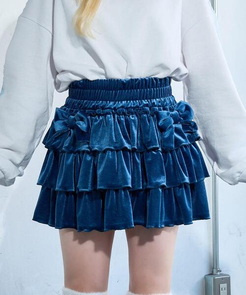 Whinny(ホワイニー)の「Whinny/フォーエバーシャイニングスターすかぁと(スカート・レディース・ブラック/グレー/ブルー・FREE)」の19枚目の写真