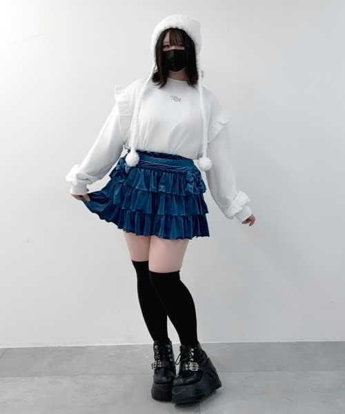 Whinny(ホワイニー)の「Whinny/フォーエバーシャイニングスターすかぁと(スカート・レディース・ブラック/グレー/ブルー・FREE)」の22枚目の写真