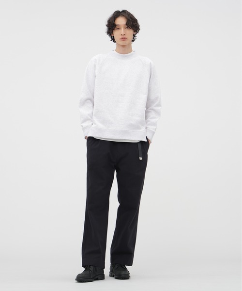 MHL.（エムエイチエル）の「SOFT COTTON LOOPBACK TOP（スウェット・メンズ・ネイビー/グレー系その他・LARGE/MEDIUM）」の3枚目の写真