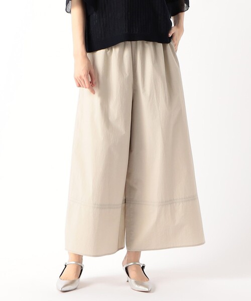 K.T KIYOKO TAKASE（キヨコタカセ）の「コットンタイプライター ギャザーワイドパンツ（その他パンツ・レディース・キャメル・9号）」の12枚目の写真