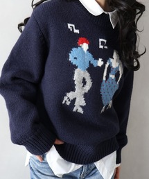 Libby&Rose | DANCEジャガードニットトップス(ニット/セーター)