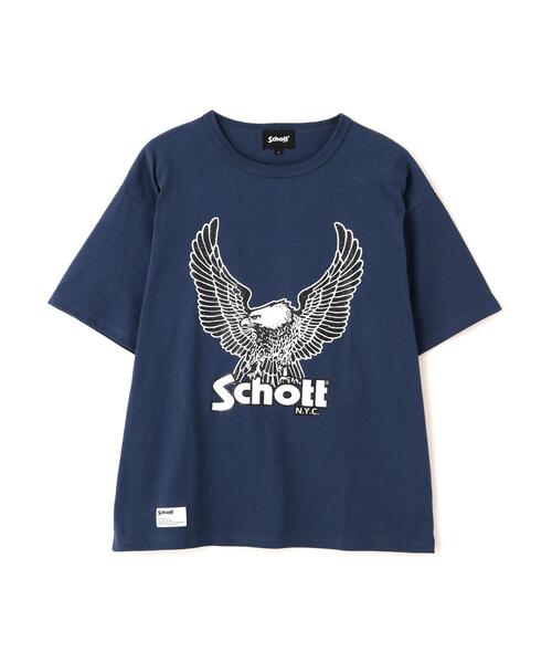 Schott(ショット)の「Schott/ショット/GLITTER EAGLE COMPACT T-SHIRT/グリッター イーグル コンパクト Tシャツ(Tシャツ/カットソー・メンズ・ホワイト/ブラック/ネイビー・2XL/XL/L/M)」の16枚目の写真