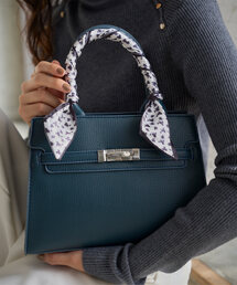 KOBE LETTUCE | リボンスカーフ付きスクエアバッグ(ハンドバッグ)