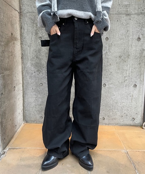 ROGER AND RAW(ロジャーアンドロウ)の「スタッズベルトカーブパンツ(その他パンツ・レディース・ホワイト/ブラック・FREE/LARGE)」の8枚目の写真