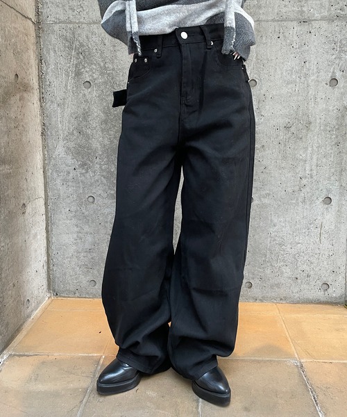 ROGER AND RAW(ロジャーアンドロウ)の「スタッズベルトカーブパンツ(その他パンツ・レディース・ホワイト/ブラック・FREE/LARGE)」の12枚目の写真