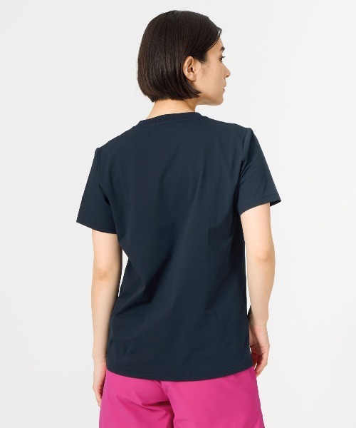 le coq sportif(ルコックスポルティフ)の「【ルコックスポルティフ】吸汗速乾/ストレッチ/UVカット/遮熱ヘランカ半袖Tシャツ(Tシャツ/カットソー・レディース・ブルー/ネイビー/ピンク/ホワイト・S/M/L/XL)」の10枚目の写真