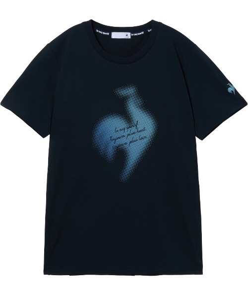 le coq sportif(ルコックスポルティフ)の「【ルコックスポルティフ】吸汗速乾/ストレッチ/UVカット/遮熱ヘランカ半袖Tシャツ(Tシャツ/カットソー・レディース・ブルー/ネイビー/ピンク/ホワイト・S/M/L/XL)」の13枚目の写真